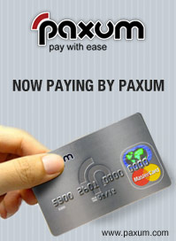 Replenish your gamble account using Paxum wallet